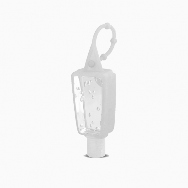 Porta gel antibacterial blanco