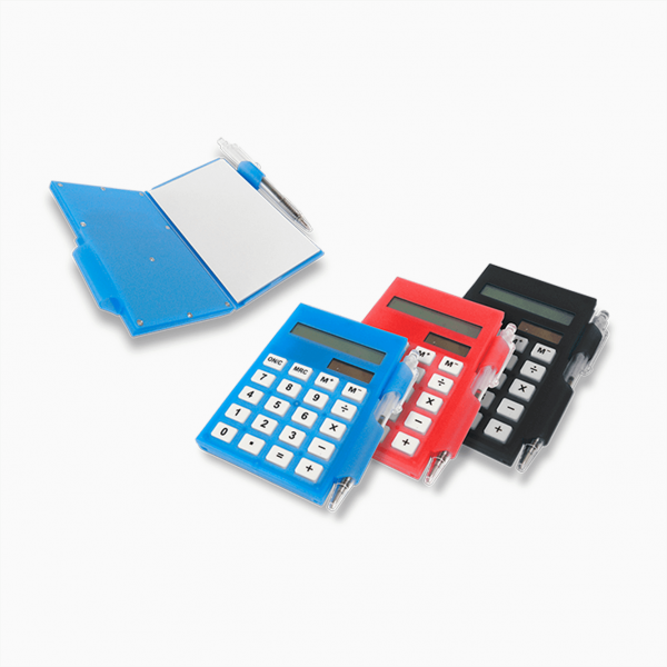 Calculadora tomanotas lapicero