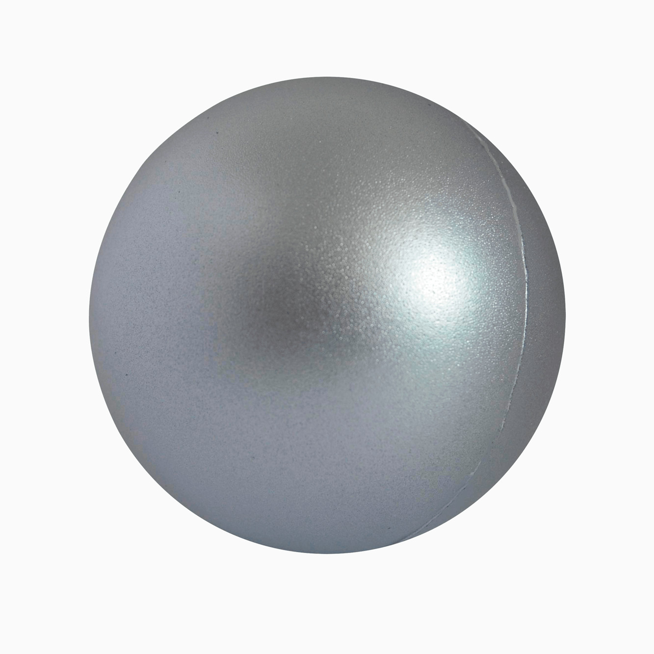 Pelota antiestrés plateada de A1 Promociones