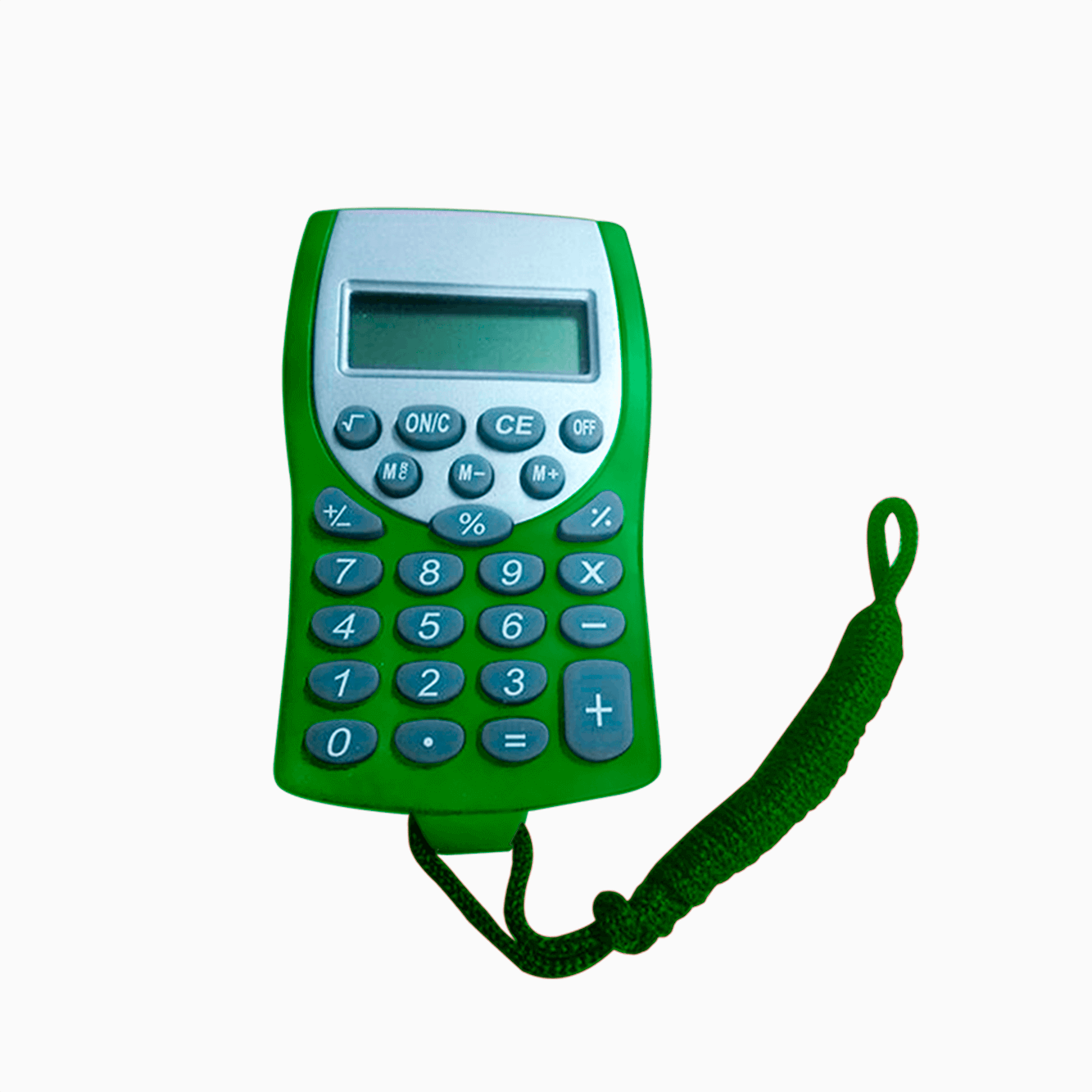 Calculadora verde de A1 Promociones