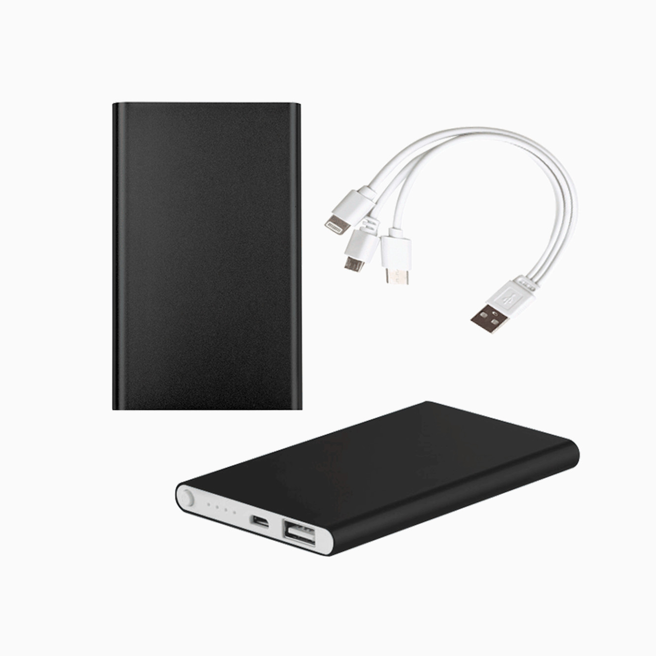 Tecnológico Power bank metalico negro de A1 Promociones